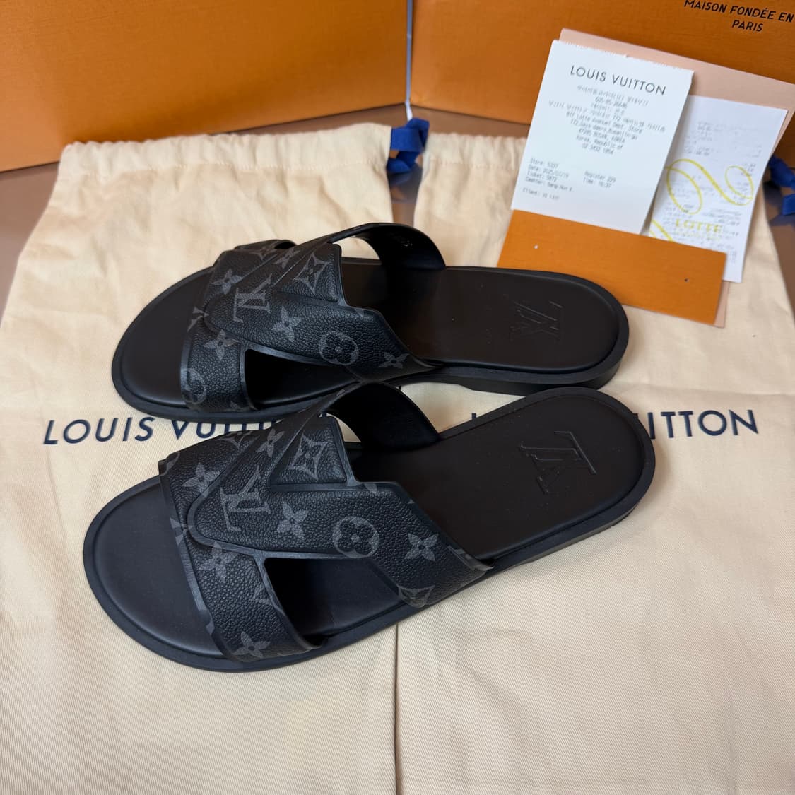 [리오브] 루이비통 모노그램 오아시스 뮬 슬리퍼 상품이미지2