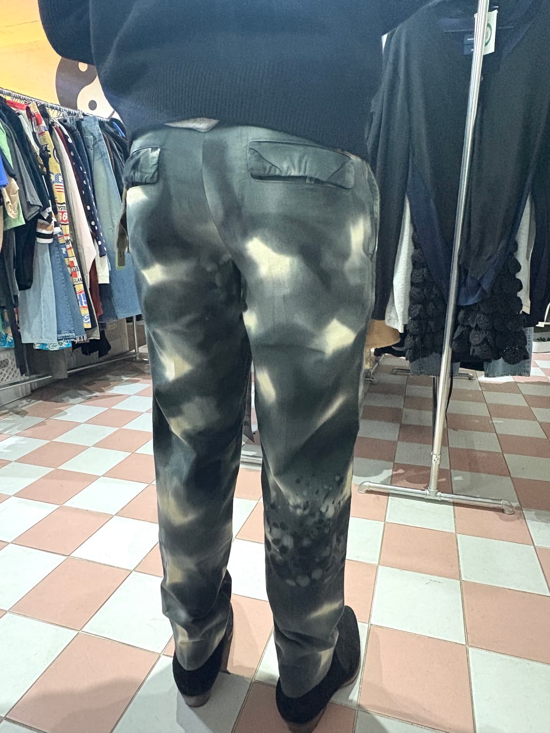 TTF✳️2014 요지야마모토 뿌르옴므 블리치팬츠 /새상품 상품이미지5