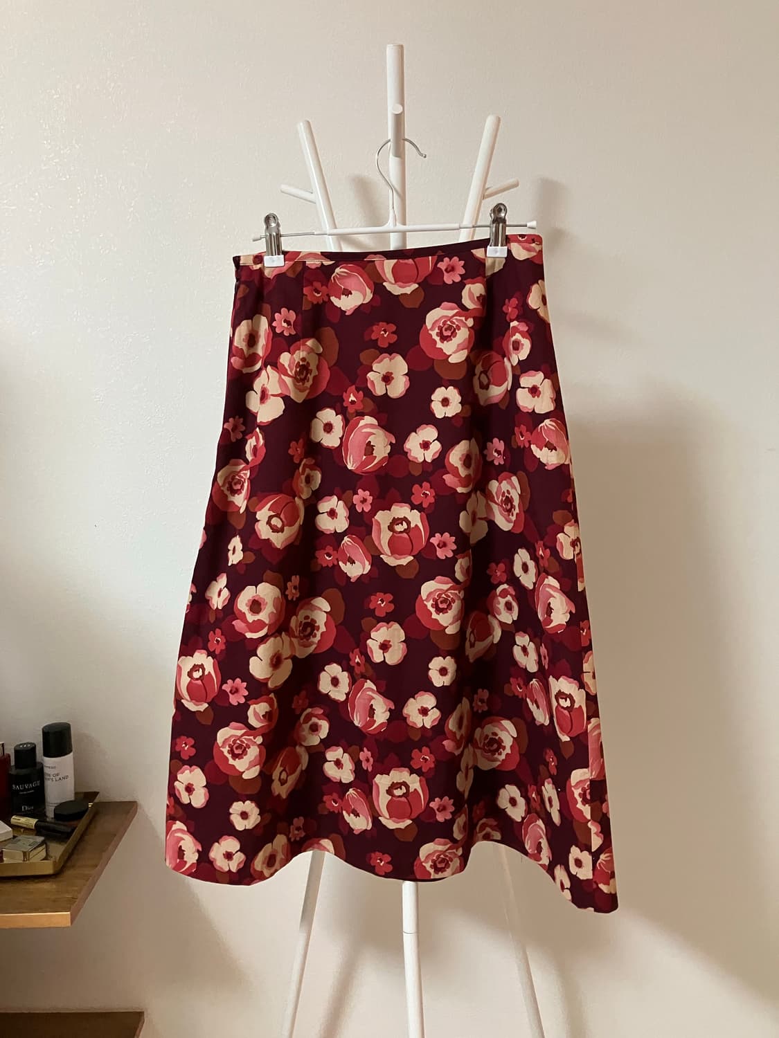 Ketty 케티 플라워 면 스커트 롱스커트 일본빈티지 상품이미지2