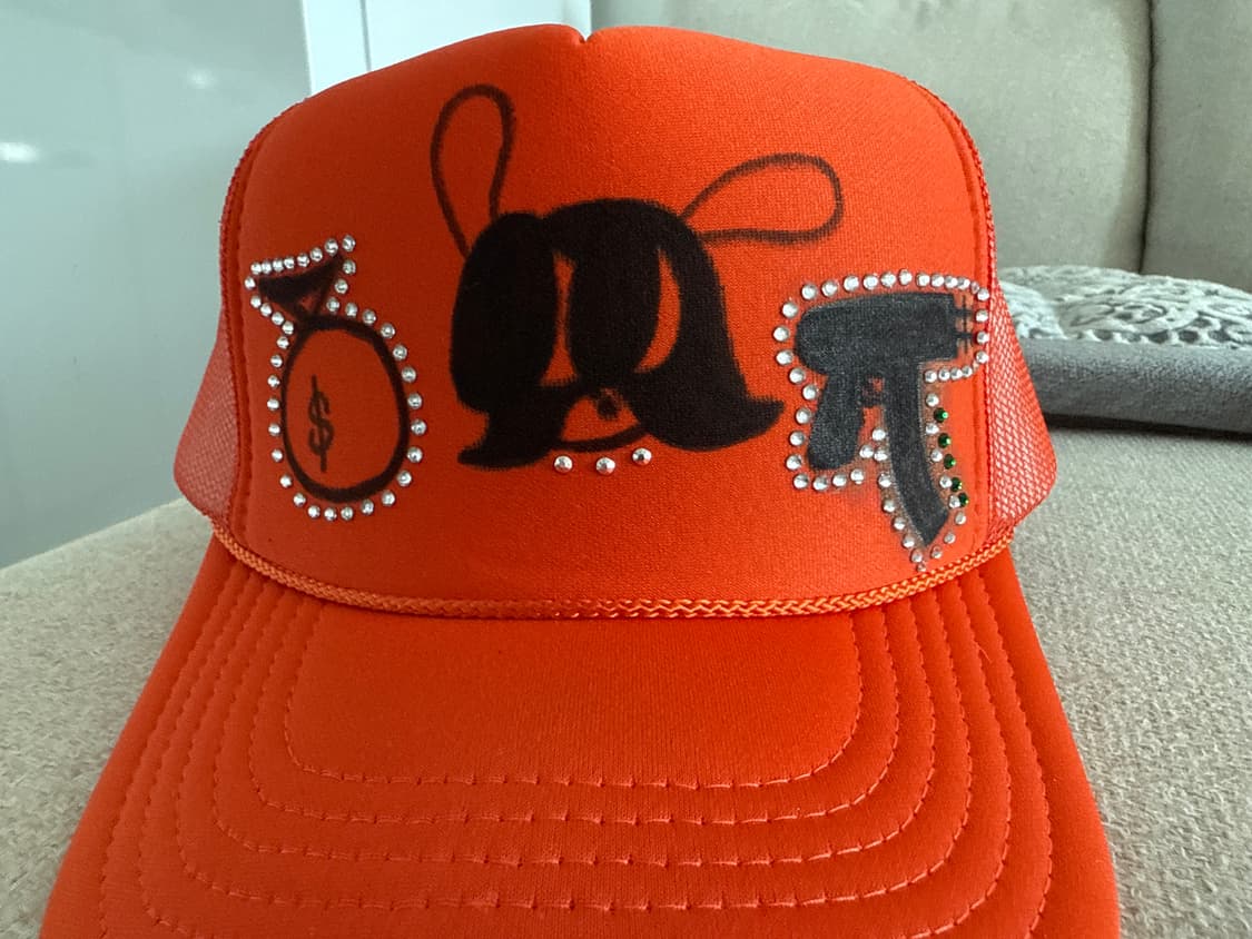 Skoloct 갱 머니 💲🔫스냅백 오렌지 상품이미지6