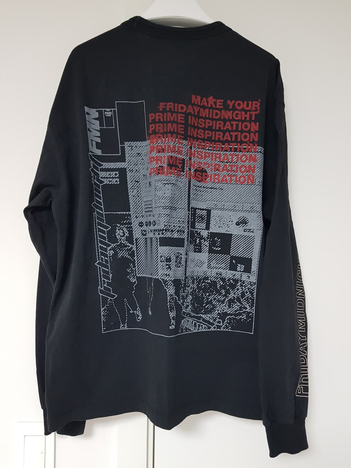 [M] 프라이데이미드나잇 롱슬리브 블랙 상품이미지1