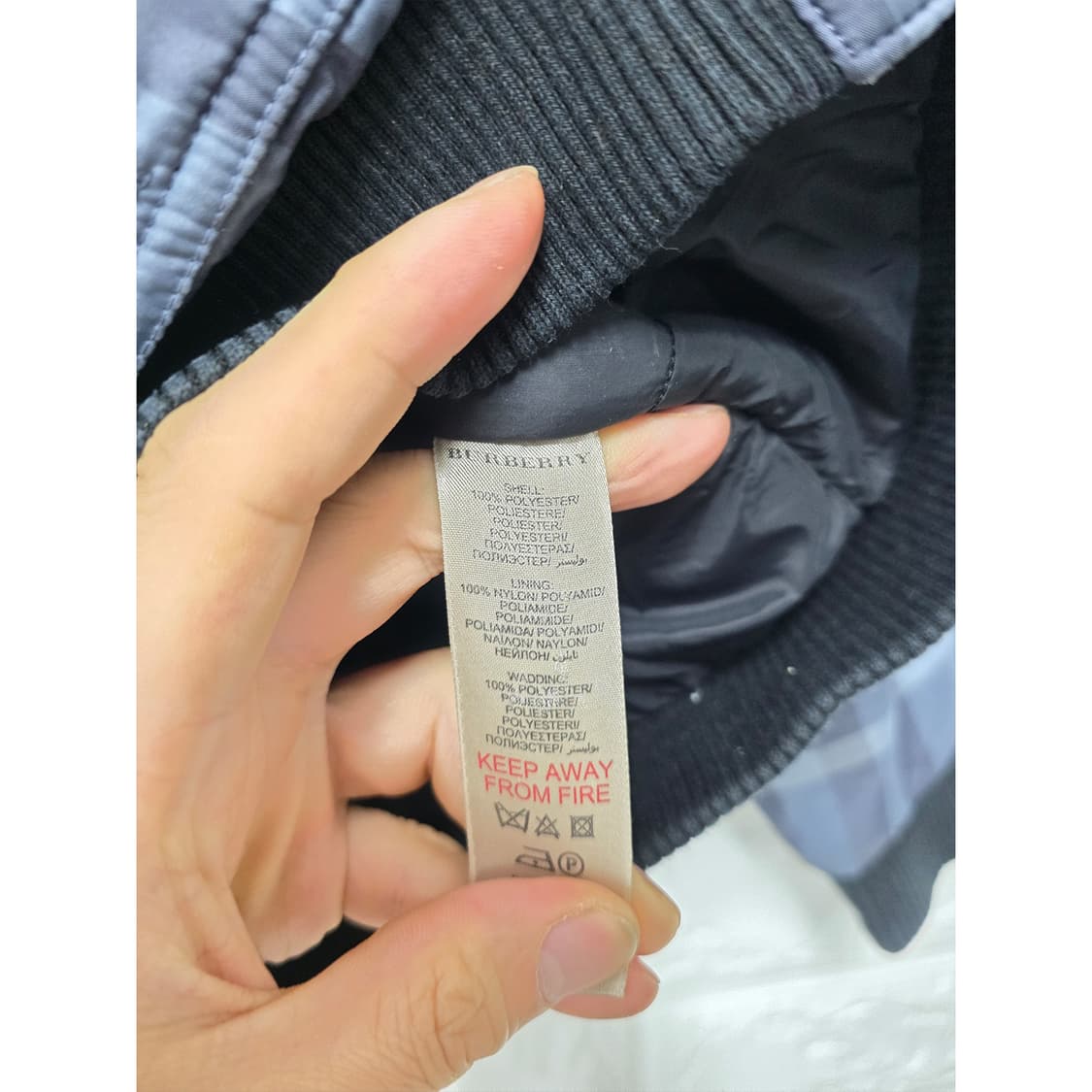 택포) 버버리 키즈 패딩 자켓 3Y 상품이미지3