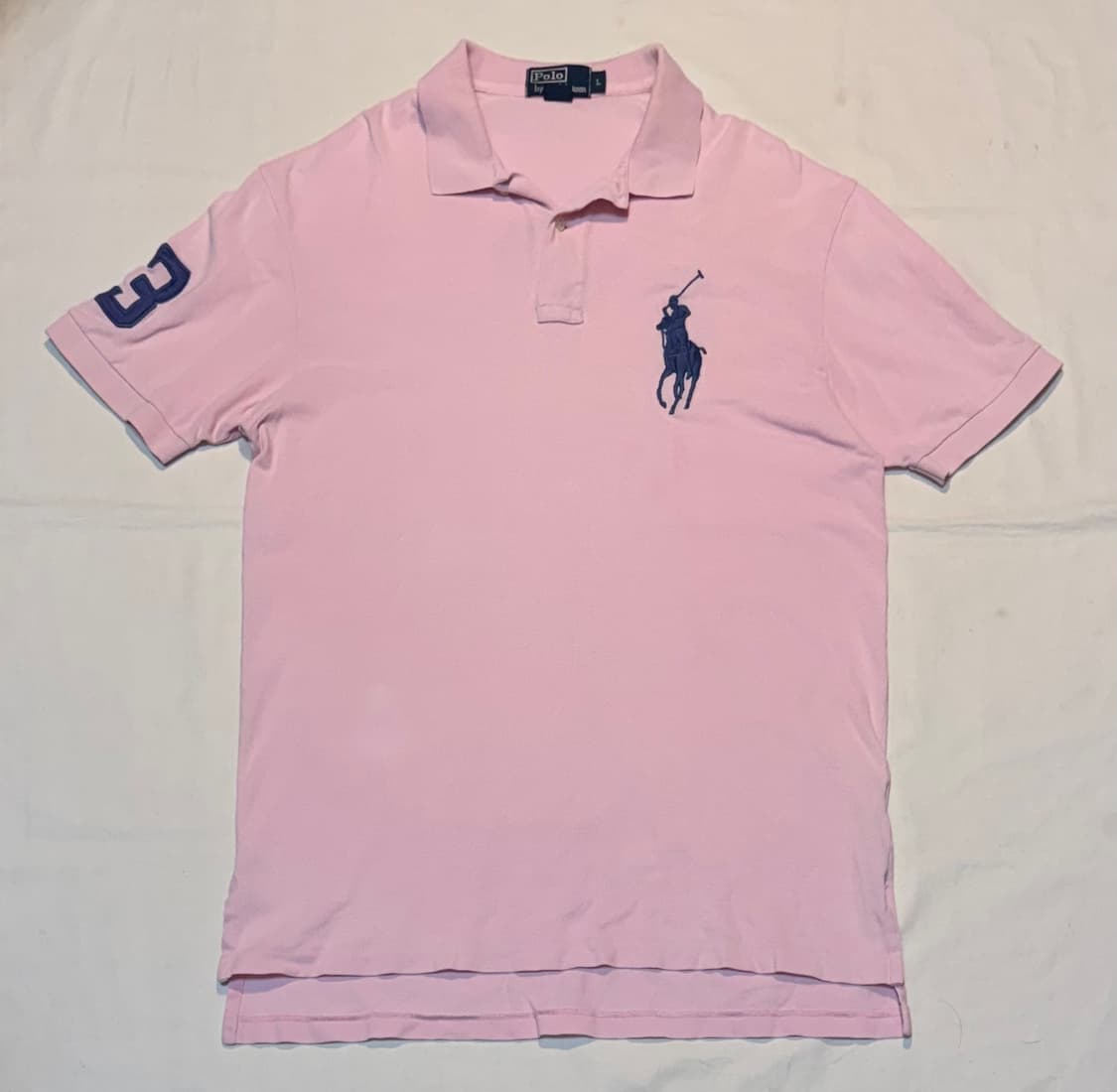 폴로 랄프로렌 빅포니 카라티 베이비핑크 상품이미지1