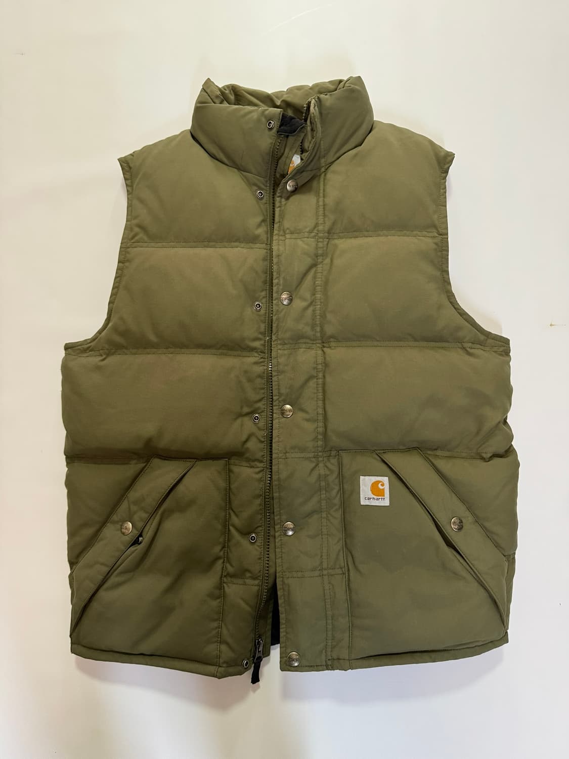 칼하트 다운 카키 조끼 베스트(S사이즈) 상품이미지1