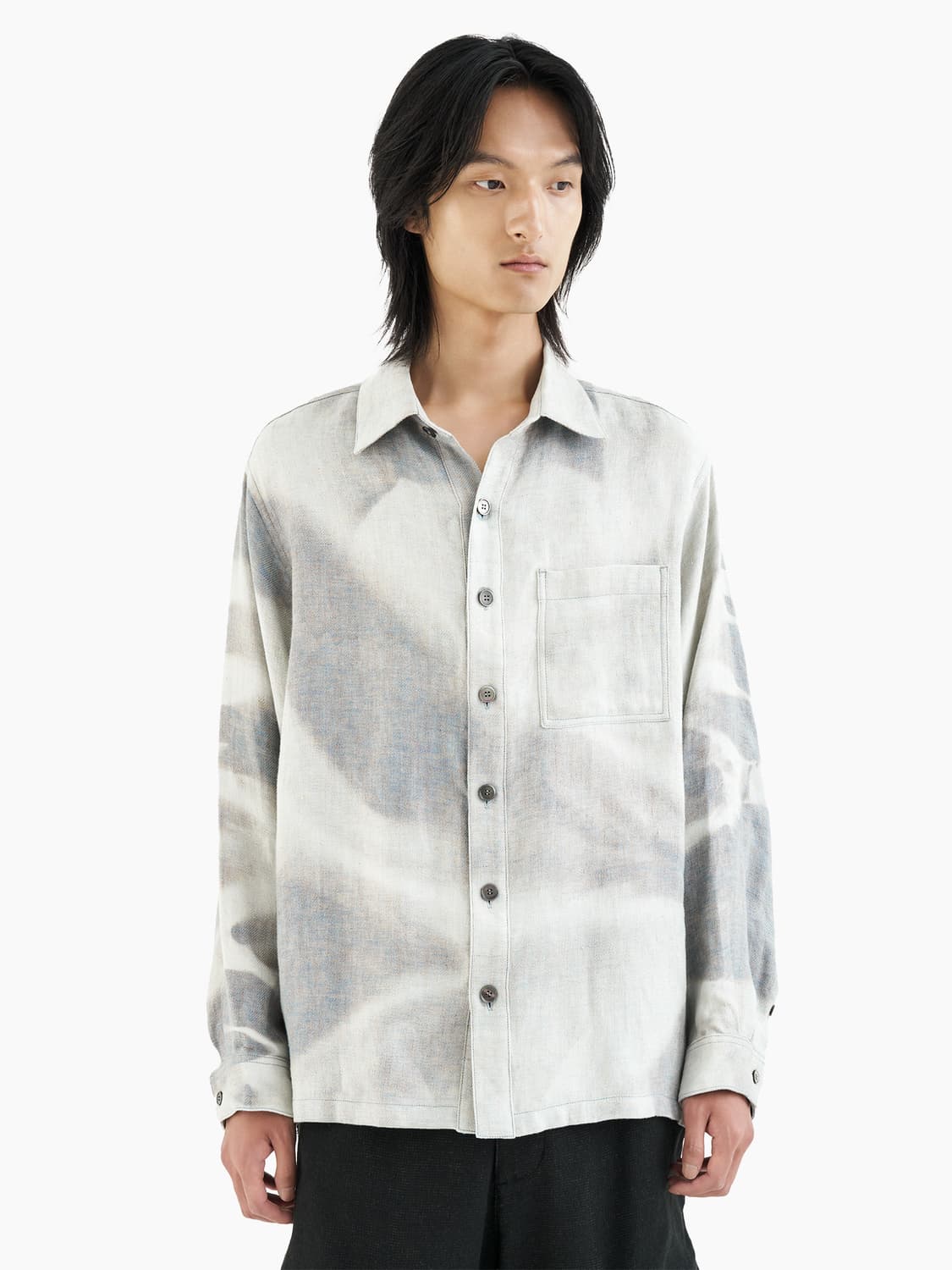 [M]지용킴 Sun-Bleached Front Pocket Shirt 상품이미지4