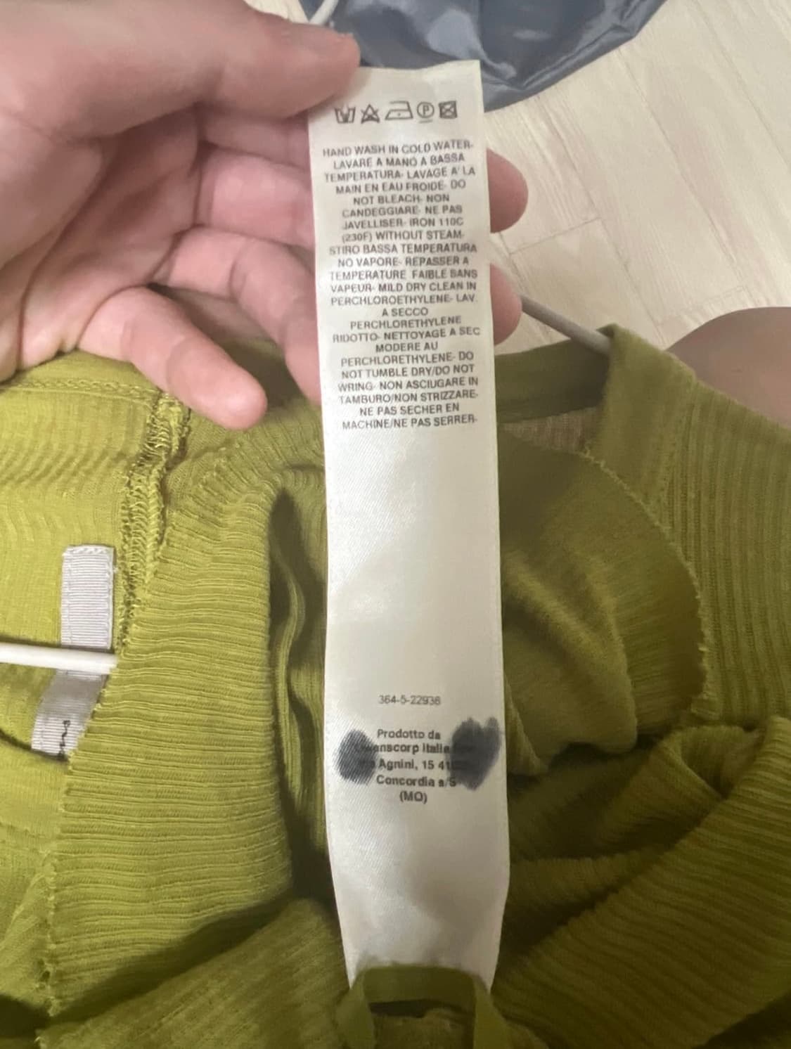 릭오웬스 23fw 룩소르 롱슬리브 [L] 상품이미지6