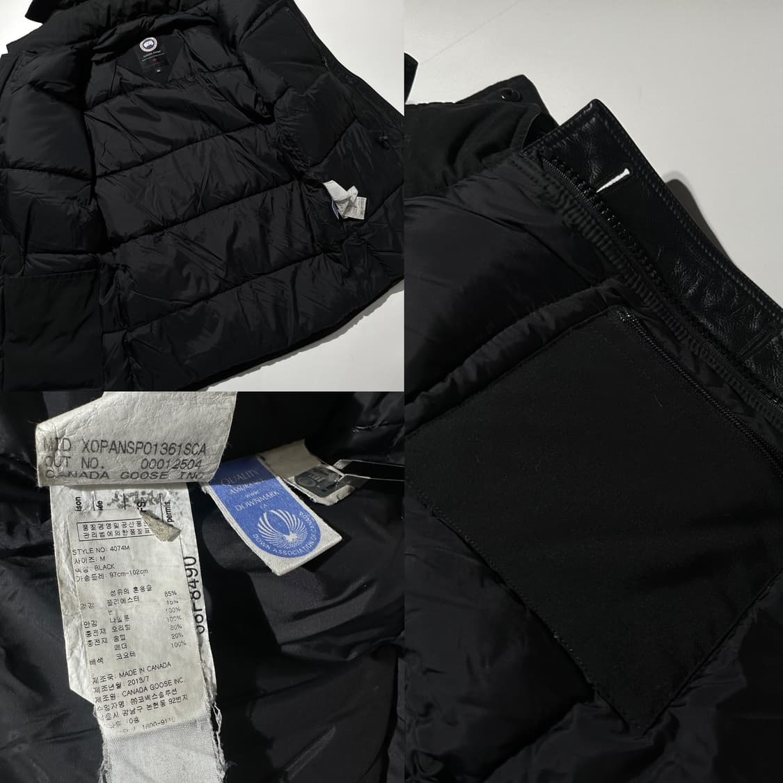 (매장판) 캐나다구스 밴프 다운 패딩 파카 블랙 상품이미지9