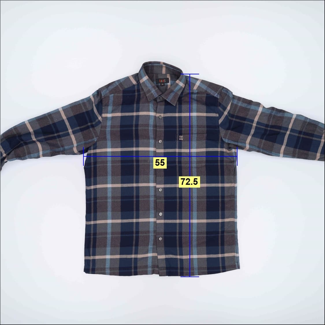 100 닥스 체크 긴팔 셔츠 0427H1 상품이미지7