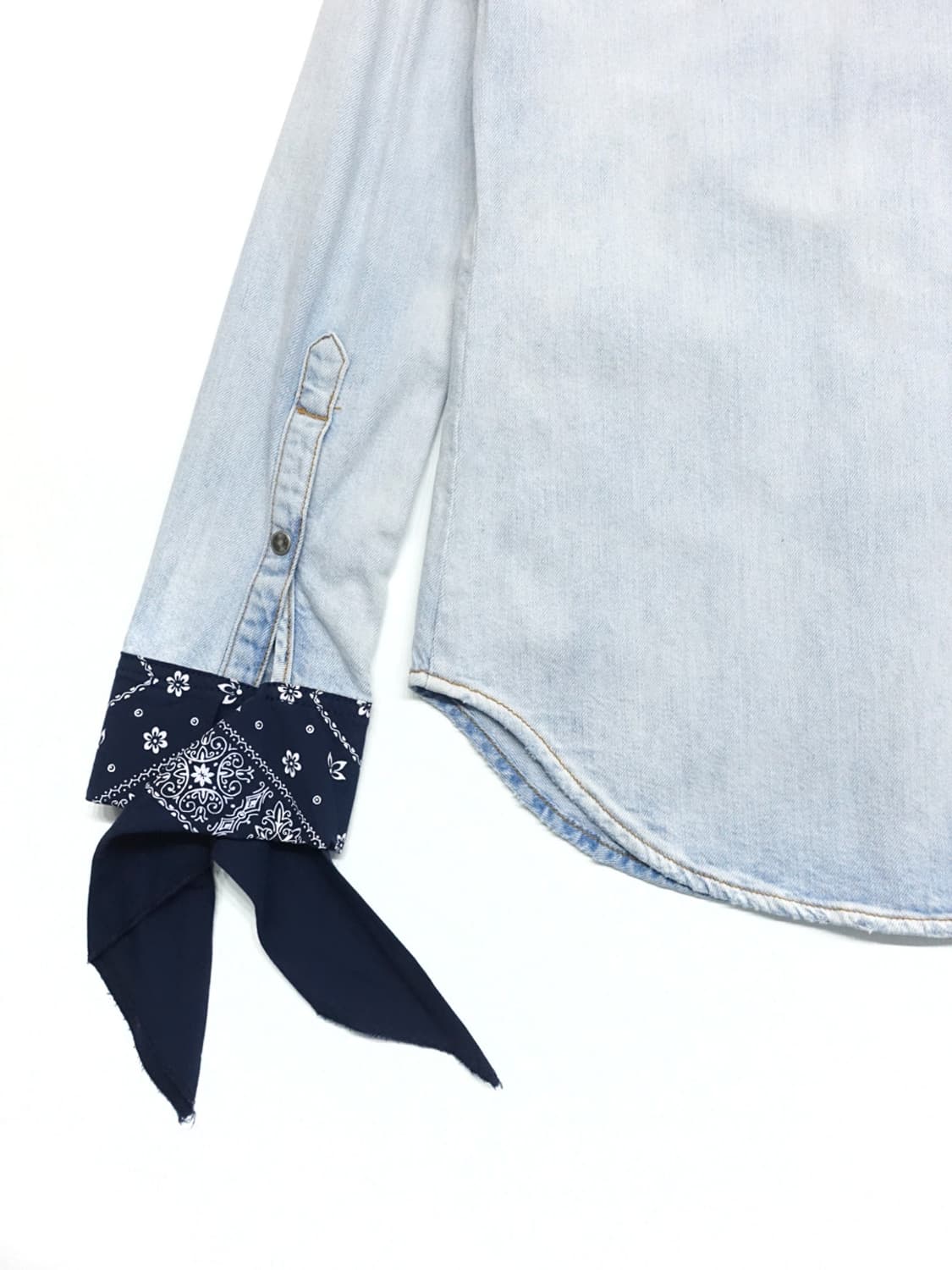 DIESEL Bandana denim shirt 상품이미지9
