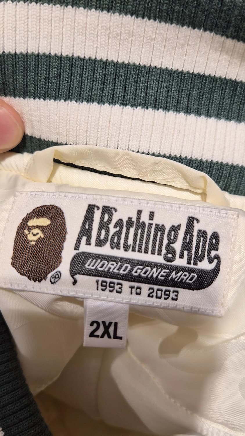 베이프 토널 솔리드 카모 패디드 바시티 자켓 상품이미지3