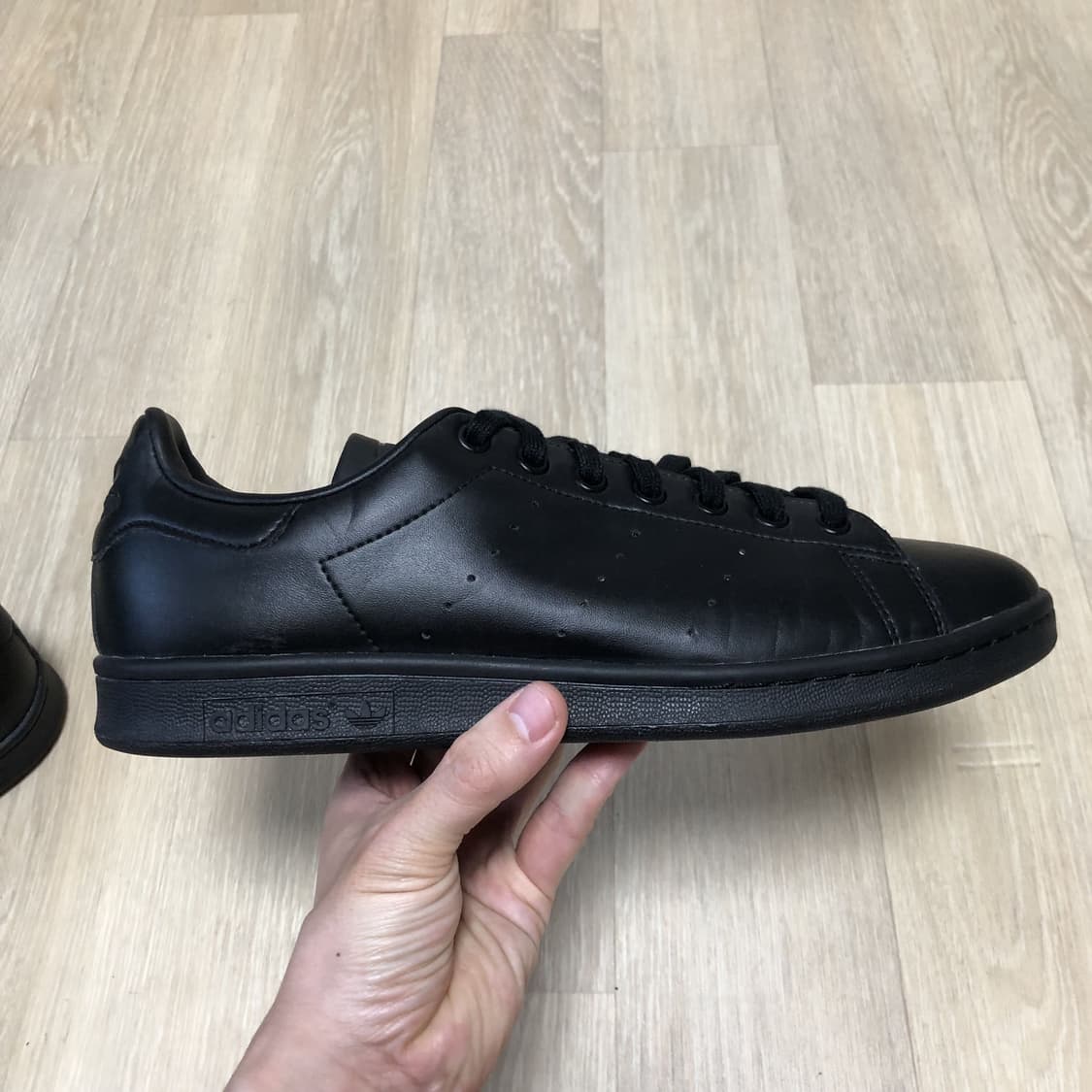(280) 아디다스 adidas 스탠스미스 올블랙 올검 280 상품이미지6