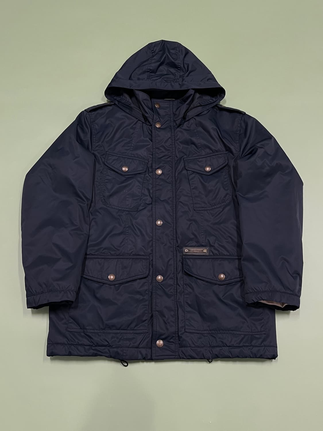 버버리 브릿 나일론 우븐 사파리 헌팅 야상 자켓 네이비 상품이미지2