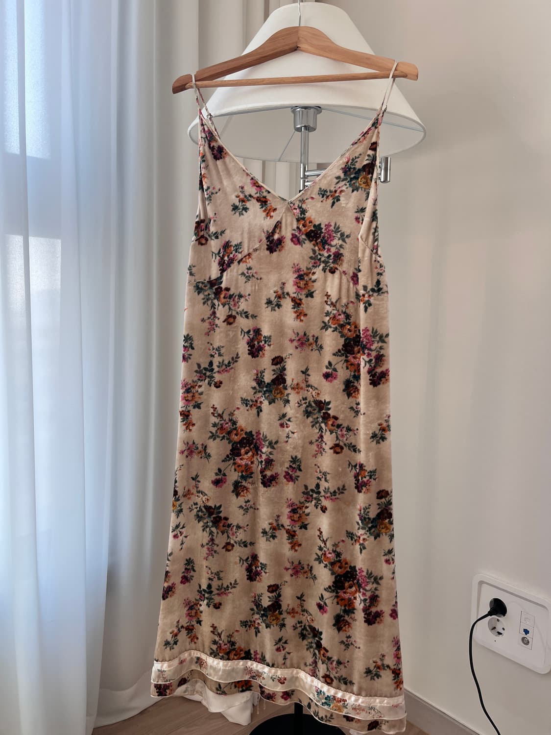 R13 플라워 벨벳 드레스 상품이미지1