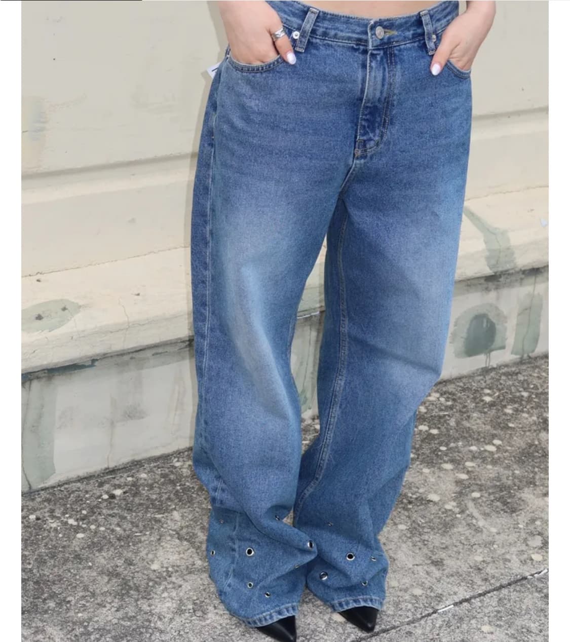 아일렛데님팬츠 상품이미지1