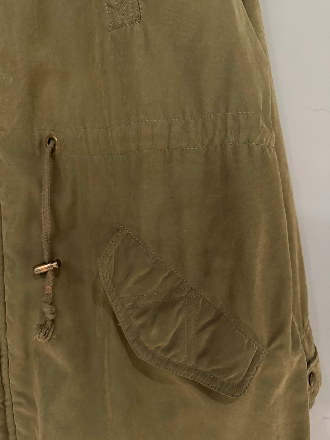 duffle button point hood military parka 상품이미지7