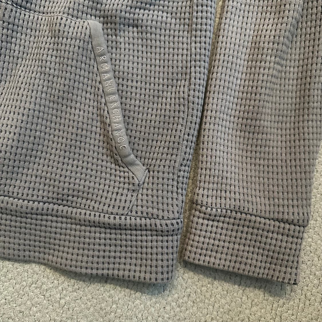 00s 아르마니 Armani Exchange 와플 코튼 집업 상품이미지3