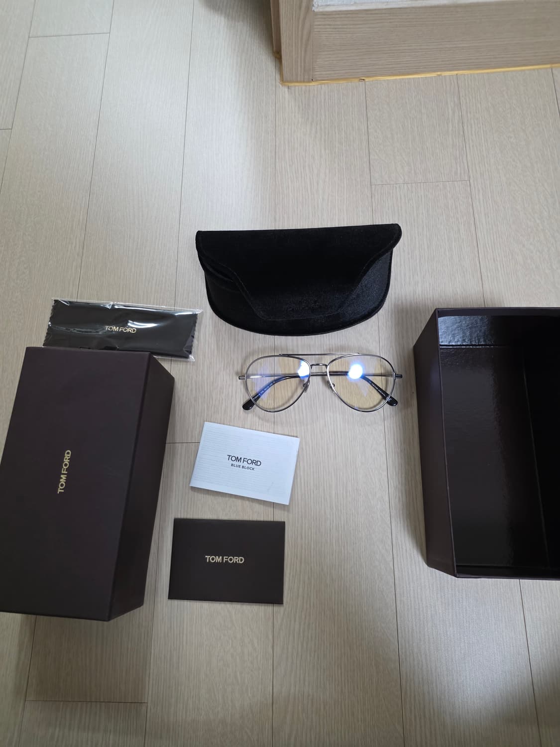 [56mm] 톰포드 FT5800 건메탈 이수혁 안경 상품이미지3