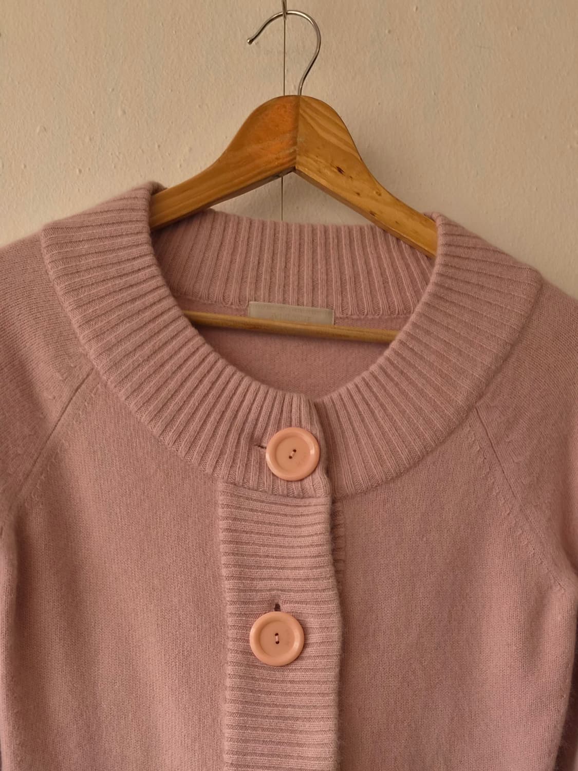 마인 여성 연핑크울100가디건 상품이미지1