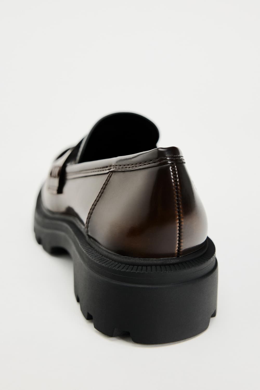 자라 빈티지 트랙솔 클래식 페니 로퍼 브라운 39 250 상품이미지3