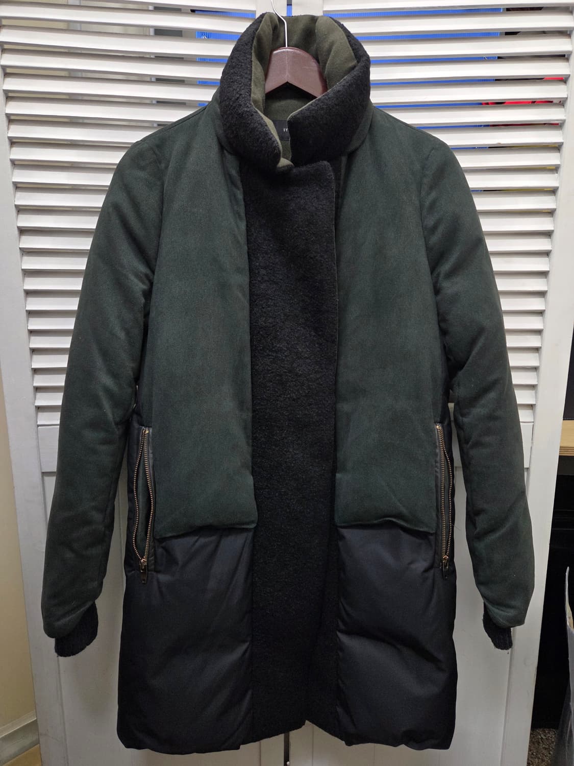 시스템 덕다운 패딩 코트 상품이미지1