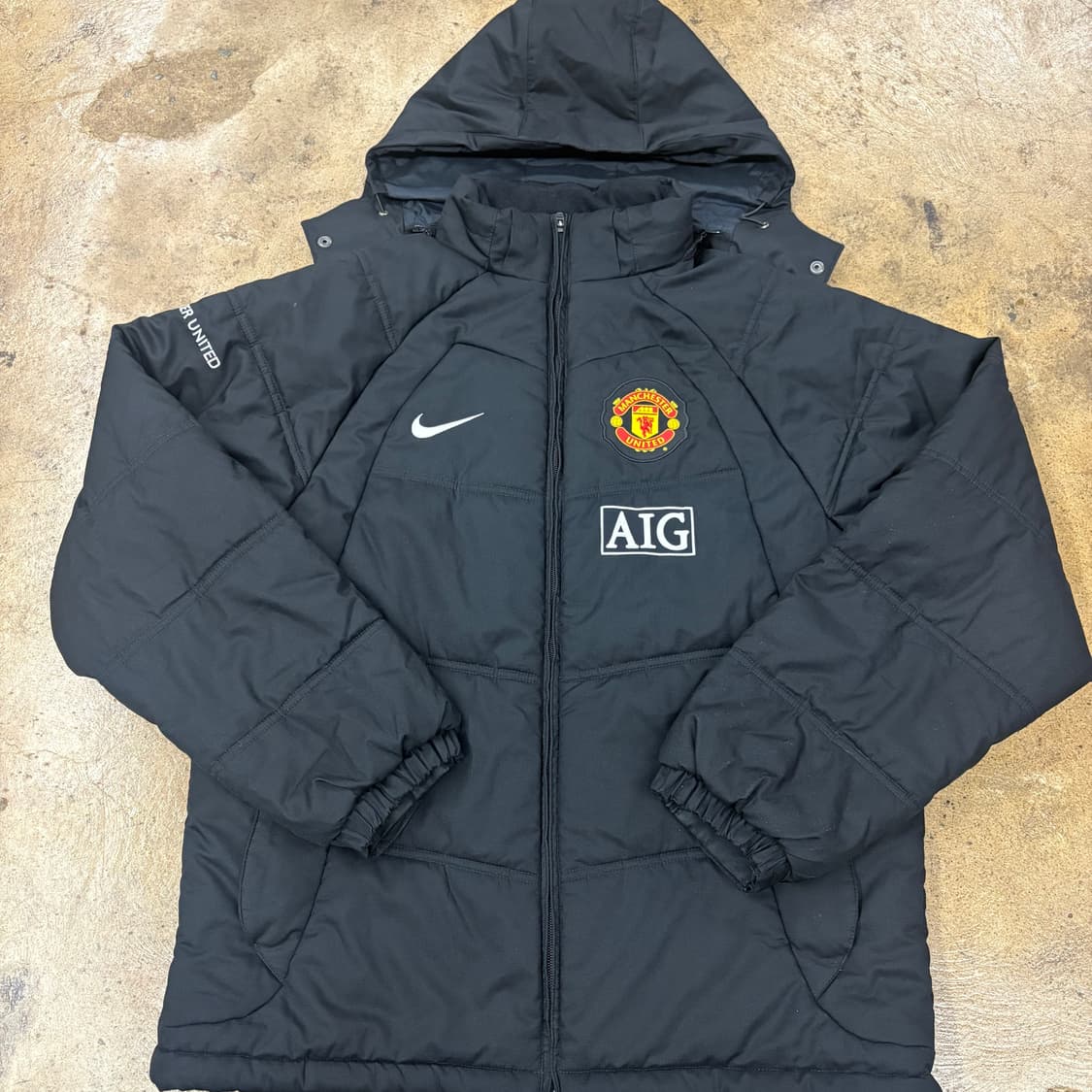 [정품/m,100] 나이키 맨유 패딩 점퍼 자켓 b17 상품이미지2