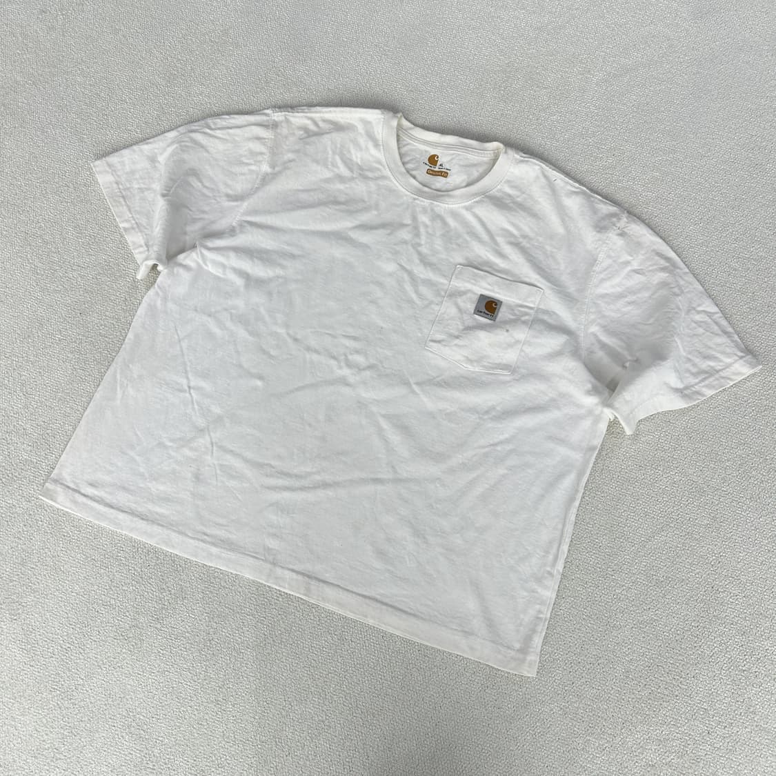 칼하트 포켓 반팔티 화이트 XL 상품이미지1