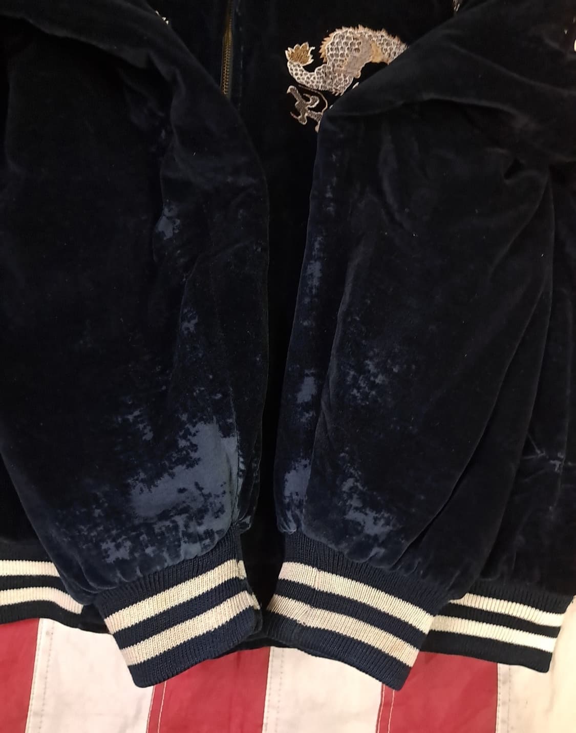 오리지날 90's 일본판 코세어 벨벳 스카쟌 상품이미지5