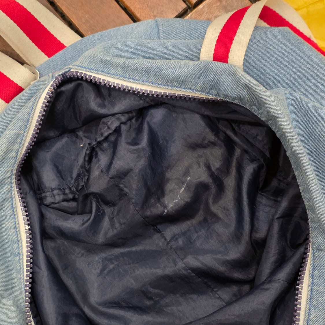 R) 타미힐피거 데님 더플백 보스턴백 상품이미지9