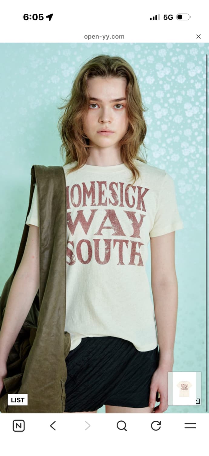 open yy homesick tee s사이즈 상품이미지1