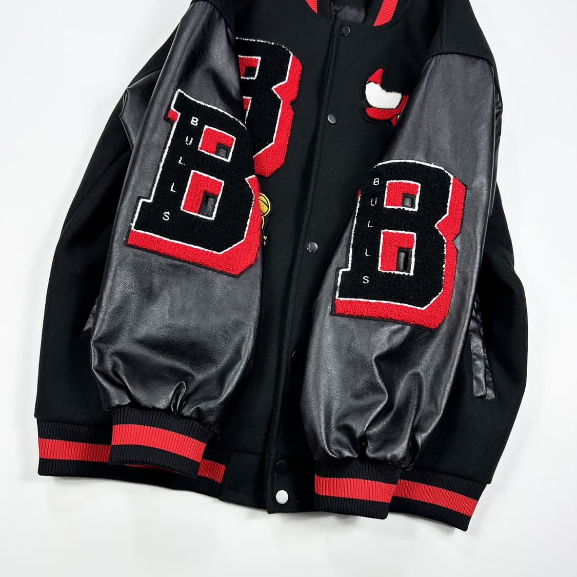 VTG 빈티지 NBA 시카고불스 모직 바시티자켓 XL 상품이미지5