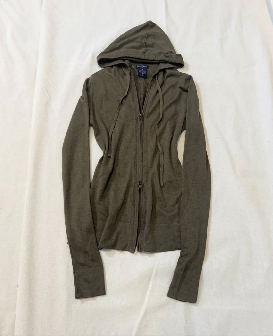 Earl jean Cashmere Back Detail zipup 상품이미지3