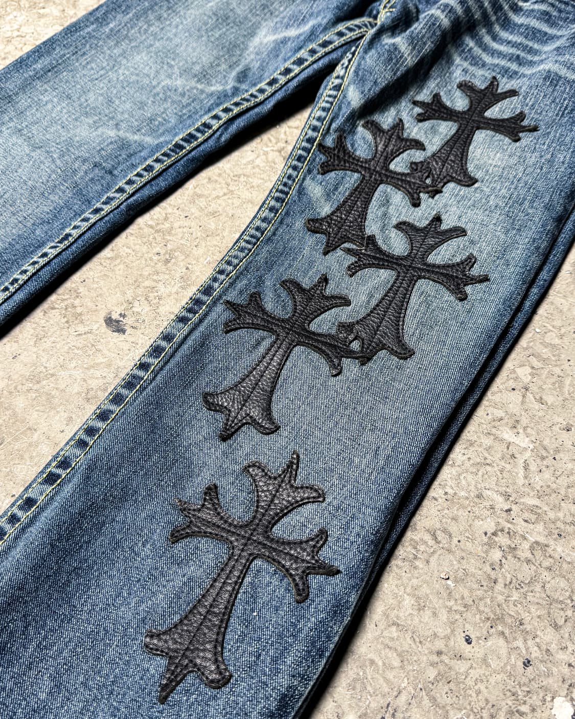 AGATE LABEL – Cross Patch Slim Denim PT 상품이미지4