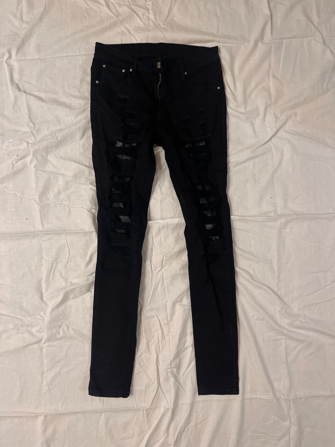 Vkei Python leather denim 상품이미지1