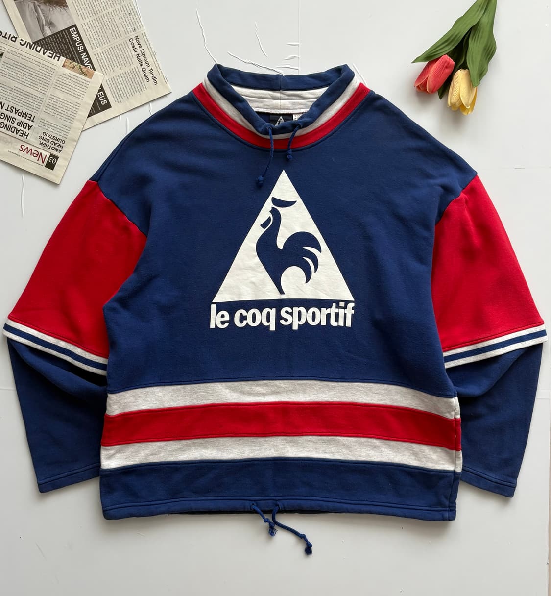 르꼬끄 올드스쿨 빅로고 맨투맨 상품이미지2