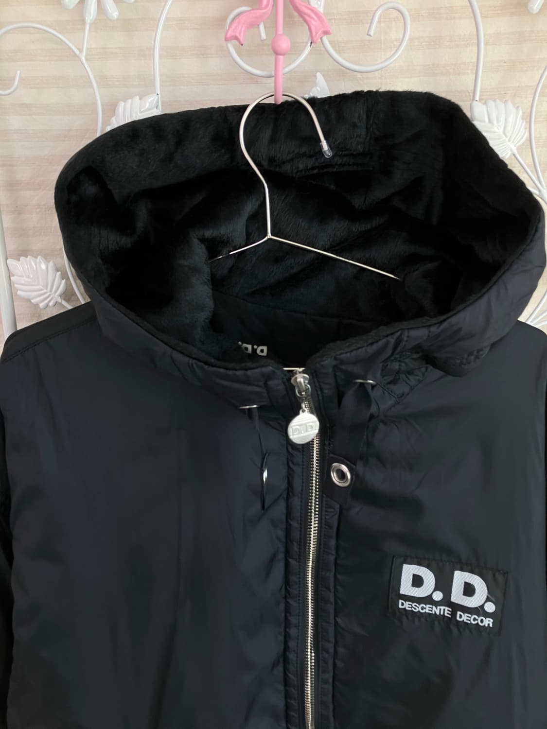 빈티지 블랙 DD 점퍼 집업 y2k 스트릿 갸루 펑키 일본빈티지W-543 상품이미지3