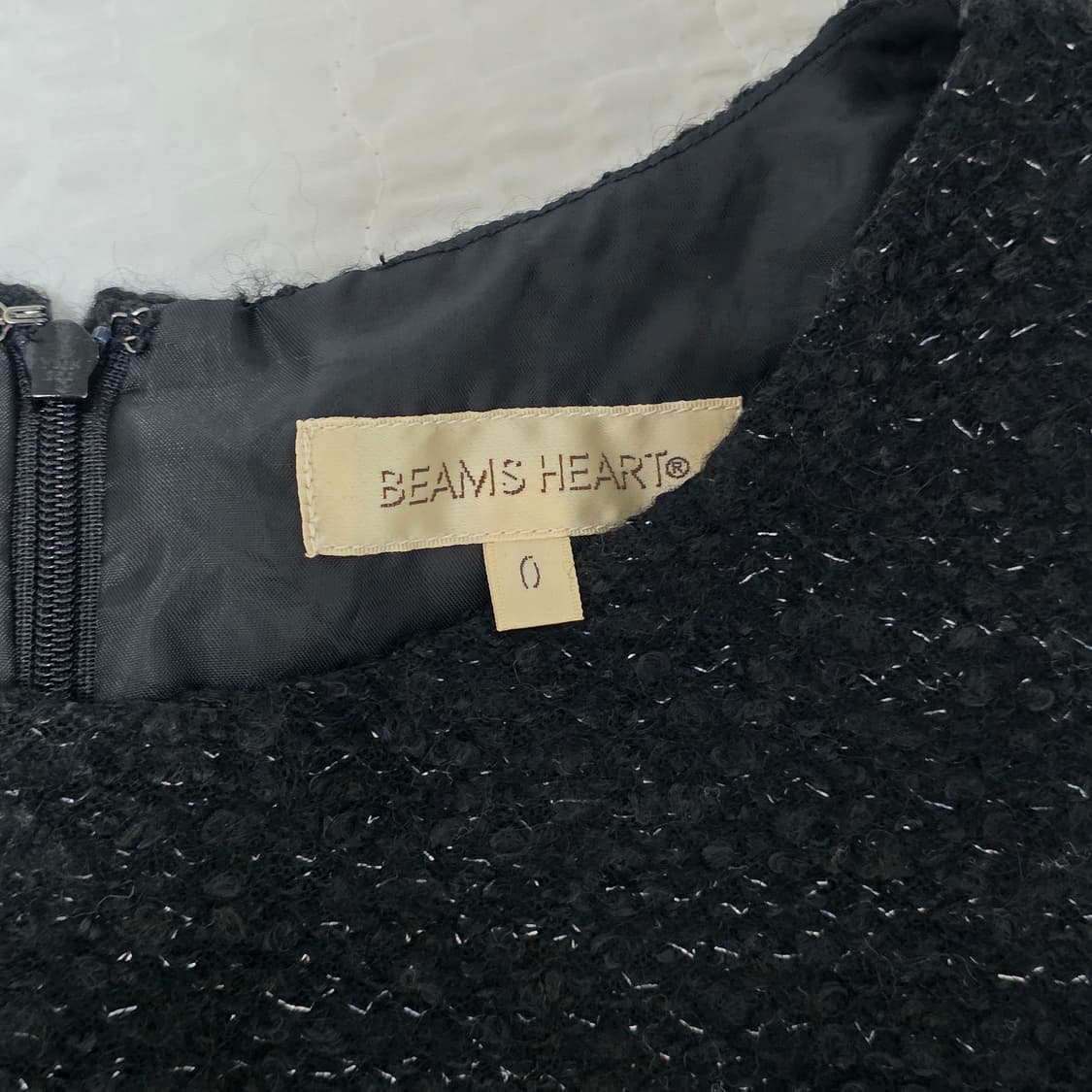 블랙 트위드 갸루모리걸 벨벳리본 레이스원피스 상품이미지4