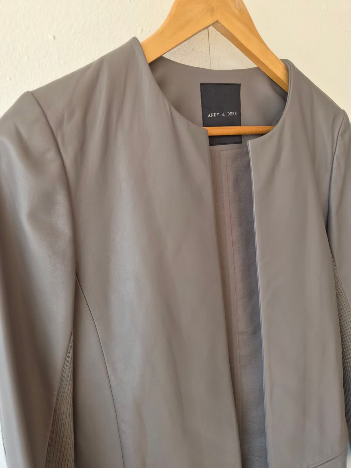 앤디앤뎁 여성 양가죽오픈자켓 88-90-155사이즈 상품이미지6