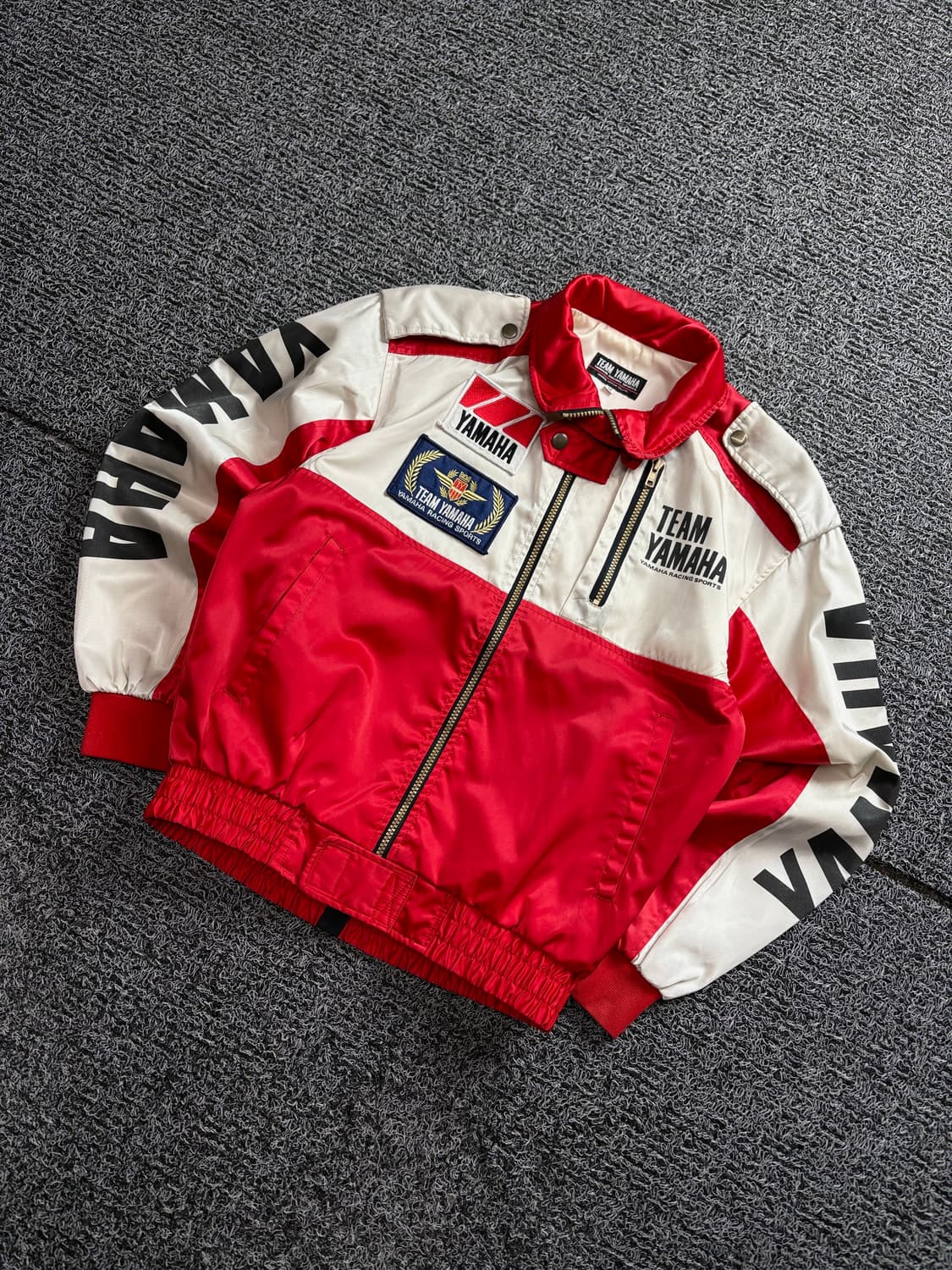 야마하 팀 멀티 패치 디테일 레이싱 자켓 2664 상품이미지1