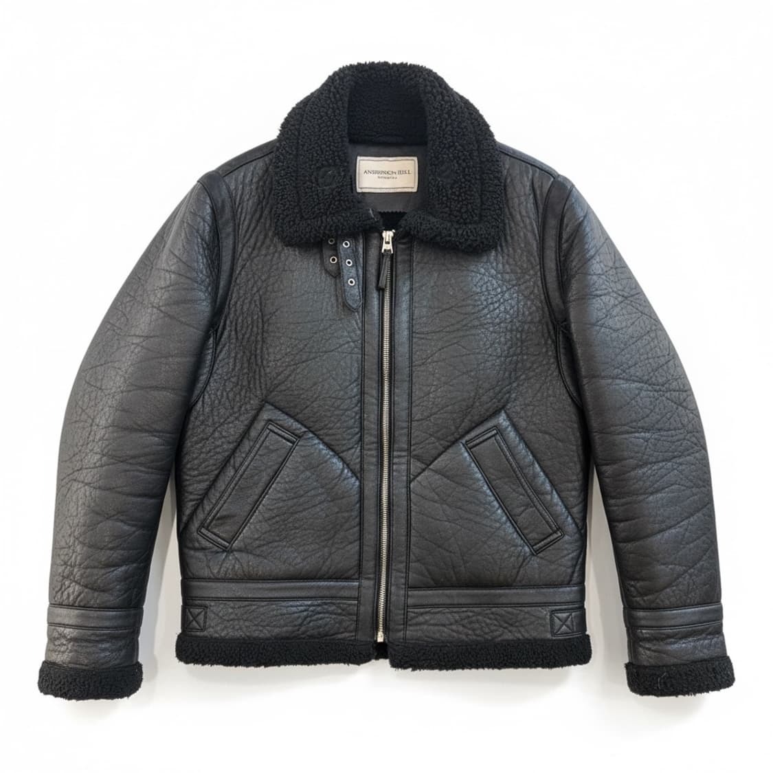 앤더슨벨 비건레더 블랙 무스탕 라지 상품이미지1