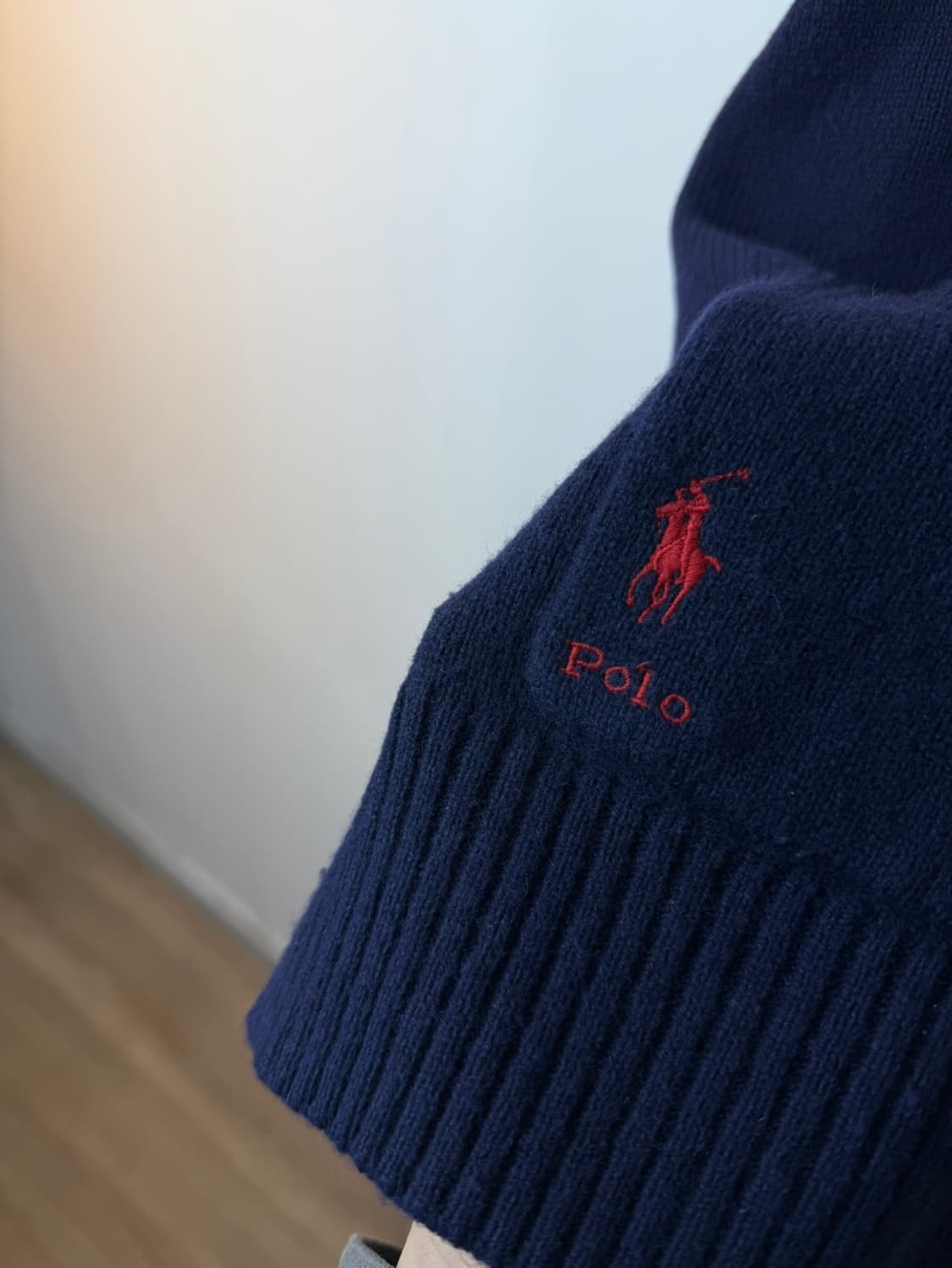 폴로 랄프로렌 포니 로고 울 캐시미어 가디건 상품이미지1