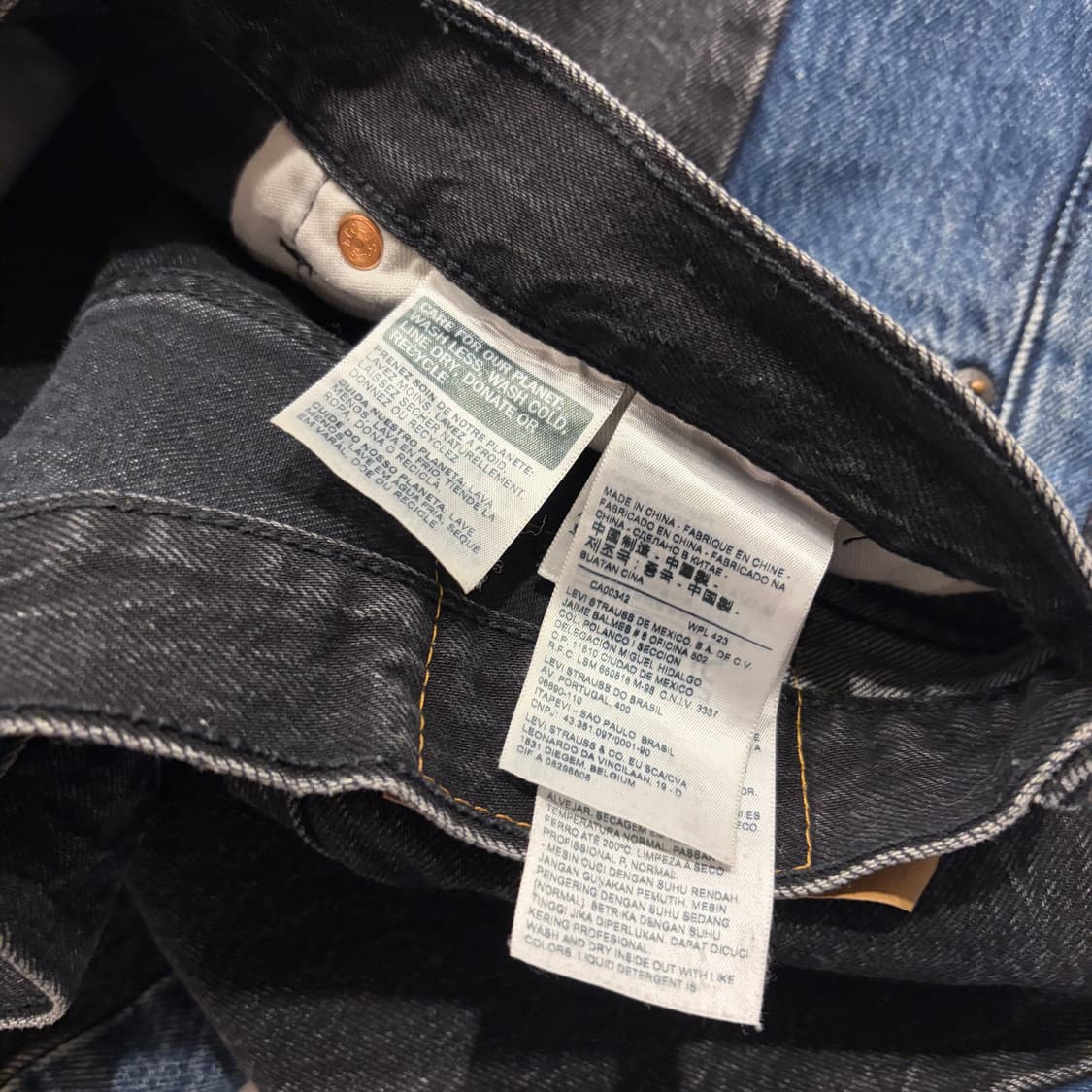 [33x32] 리바이스 501 투페이스 투톤 데님 팬츠 D448 상품이미지6