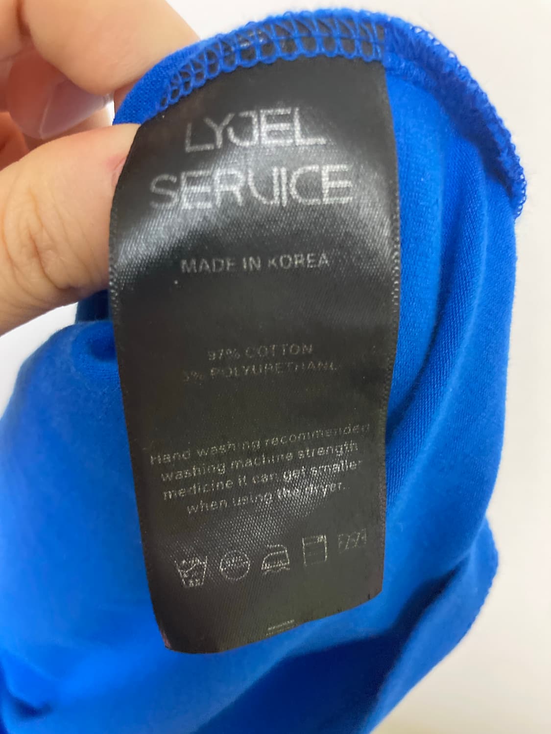 Lyjelservice 쇼트 슬림 이너웨어 블루 상품이미지4
