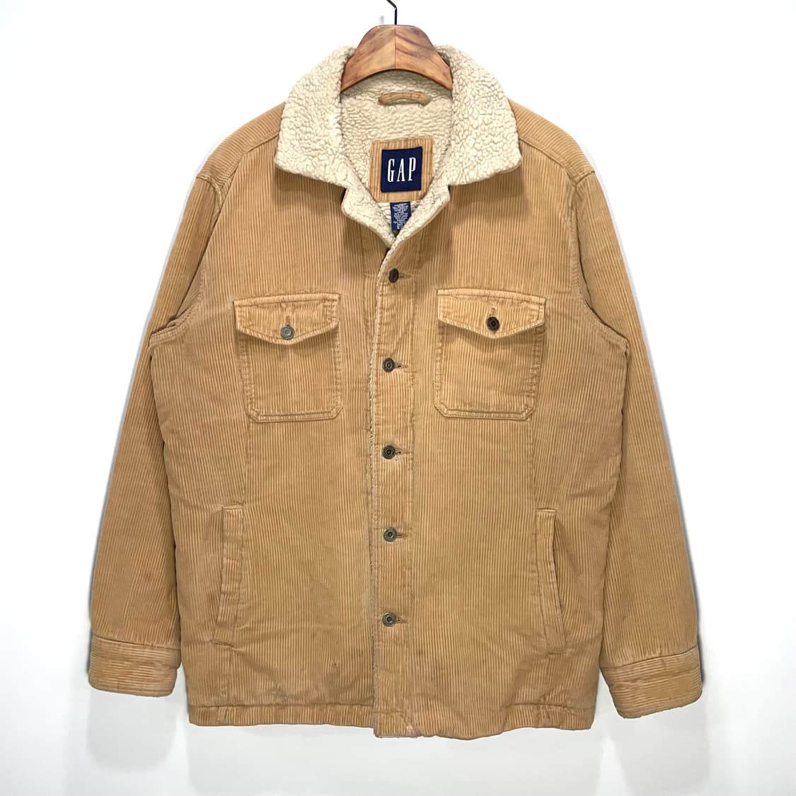 빈티지 갭 코듀로이 셰르파 자켓 실측 105 상품이미지1
