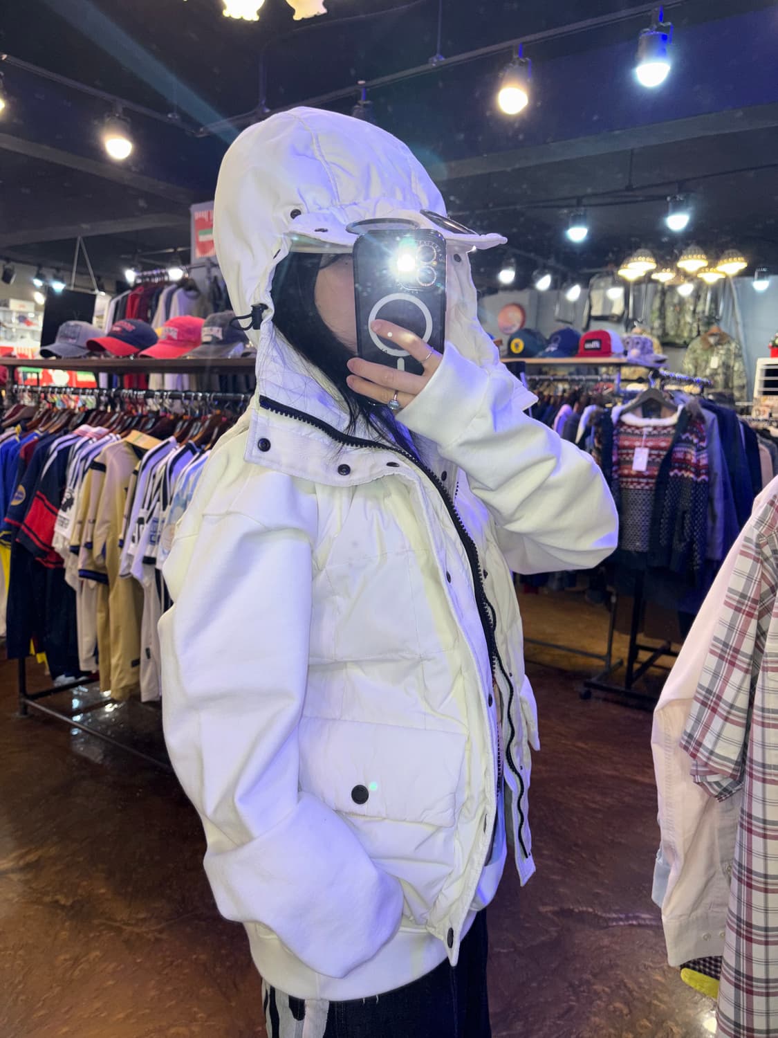 C.P Compand Hooded Down Vest 상품이미지2