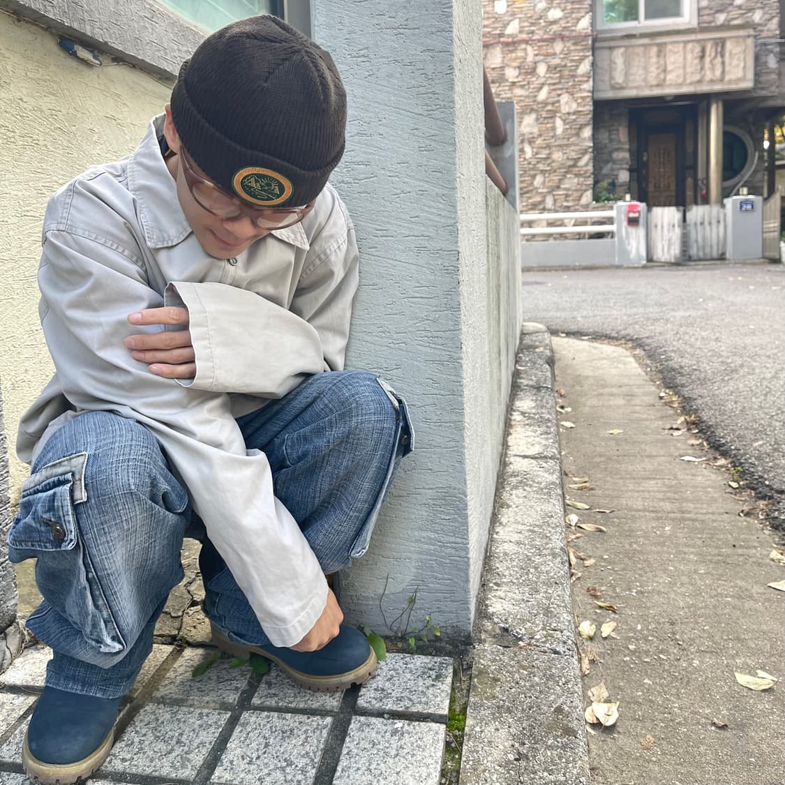 빈티지 웨스턴 브라운 비니 상품이미지2