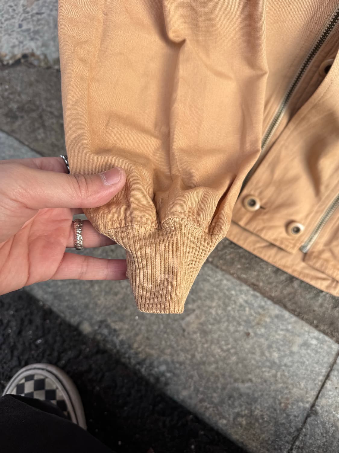 Donna Uno 지퍼디테일 후드 봄버자켓  상품이미지9