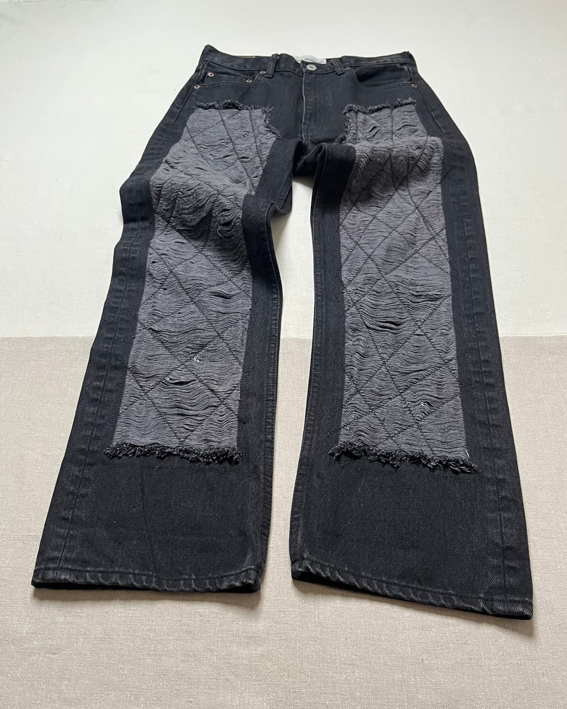 준야와타나베 더블니 흑청 데님 팬츠 junya watanabe  상품이미지3