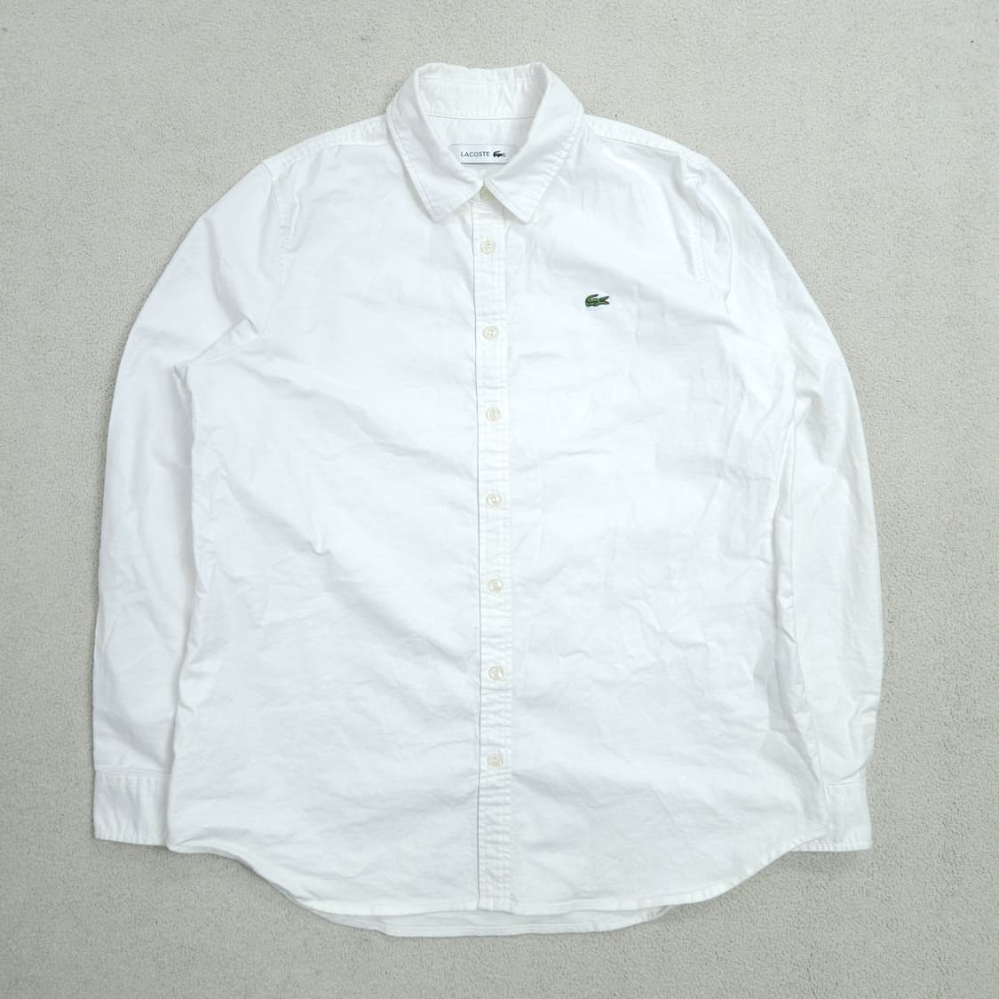 라코스테 옥스포드 화이트 셔츠 36 상품이미지2