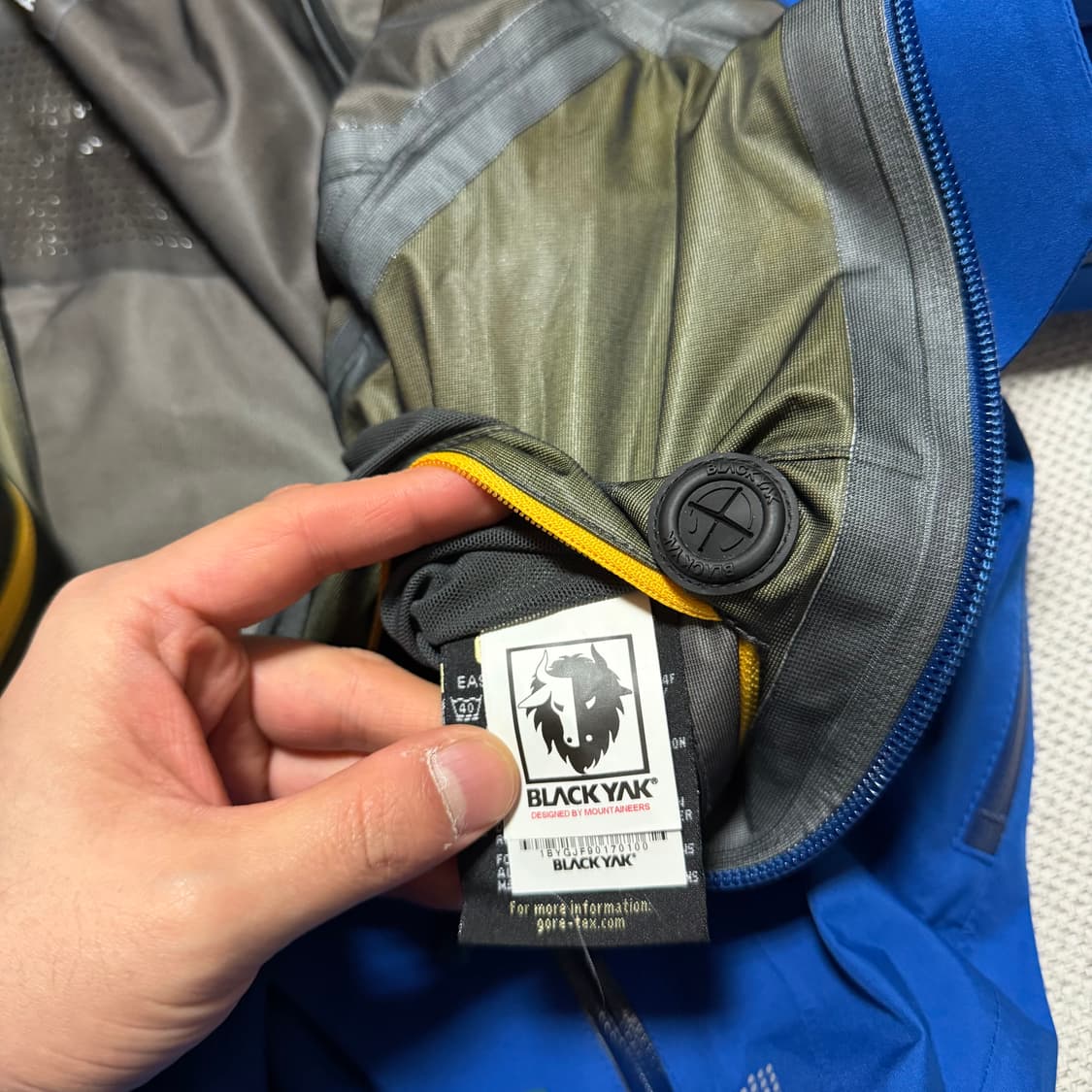 블랙야크 고어텍스 퍼포먼스 쉘 바람막이 자켓 상품이미지5