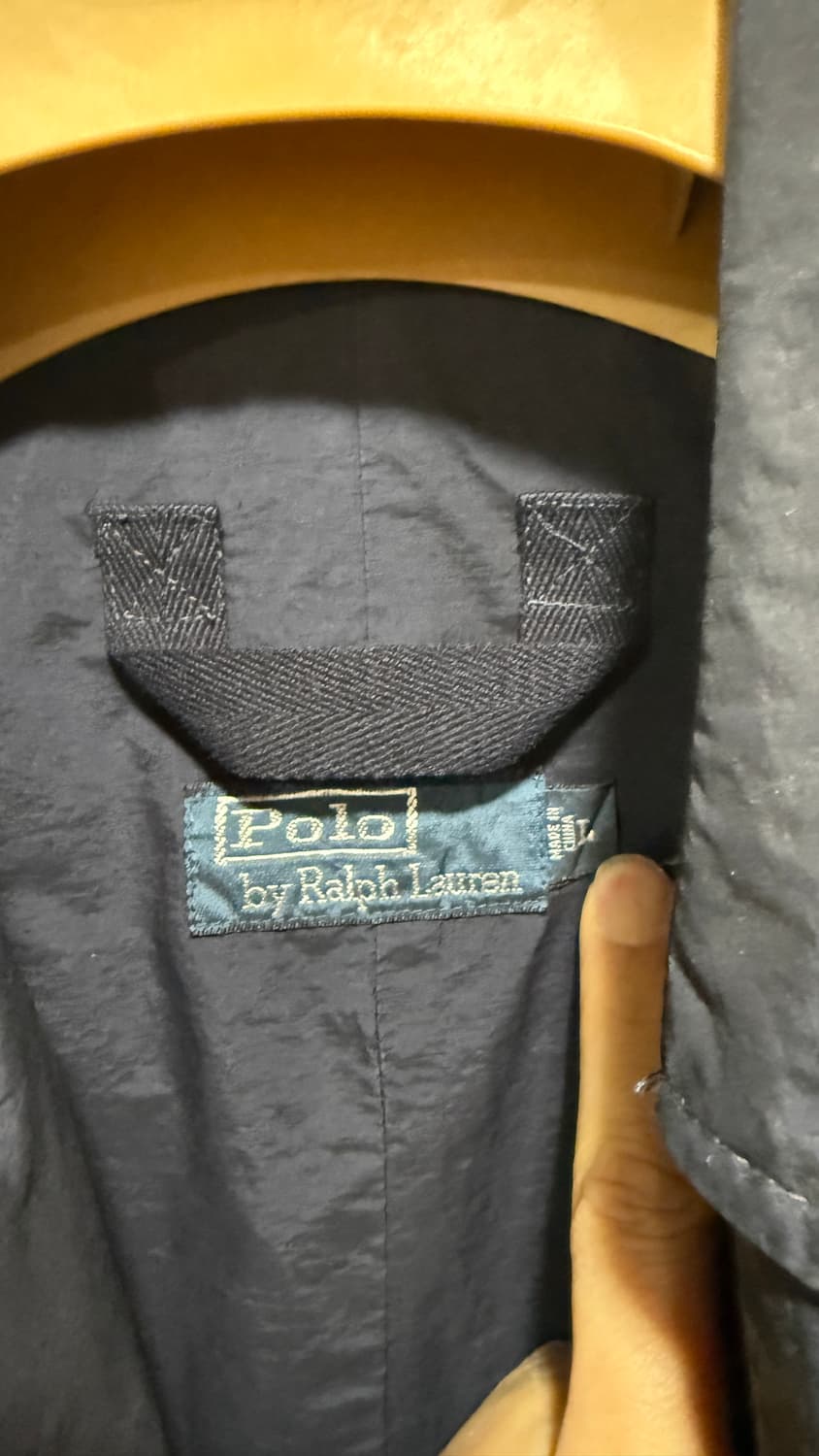 폴로 랄프로렌 네이비 트렌치 코트 L 상품이미지3